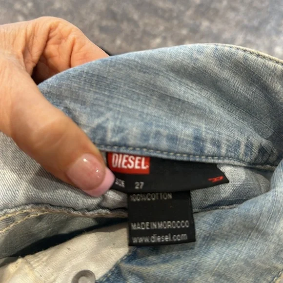 DIESEL INDUSTRY DEMIM MINI SKIRT SIZE 27 - Picture 12 of 12